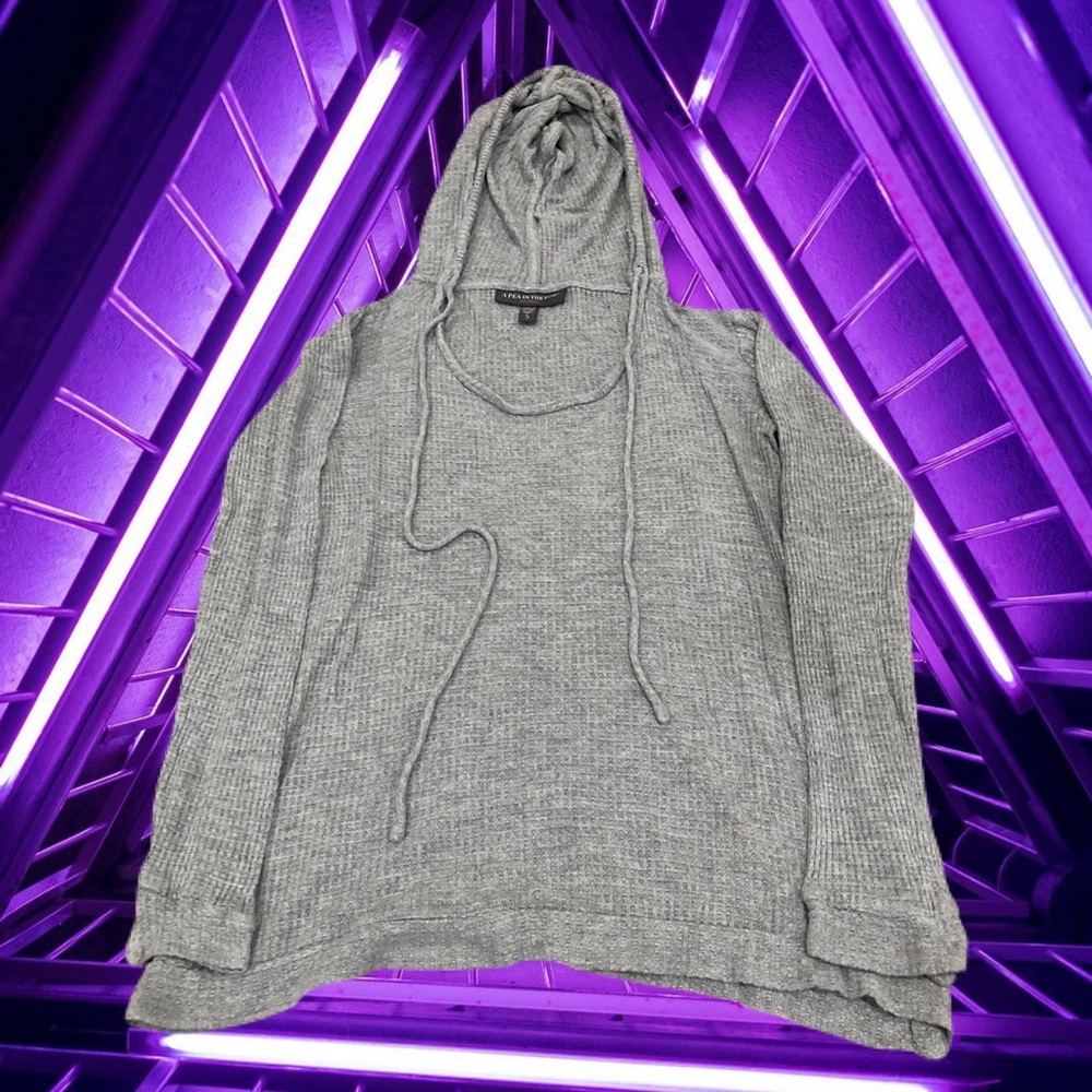 Grey cardigan sweater pea in the pod maternity S
